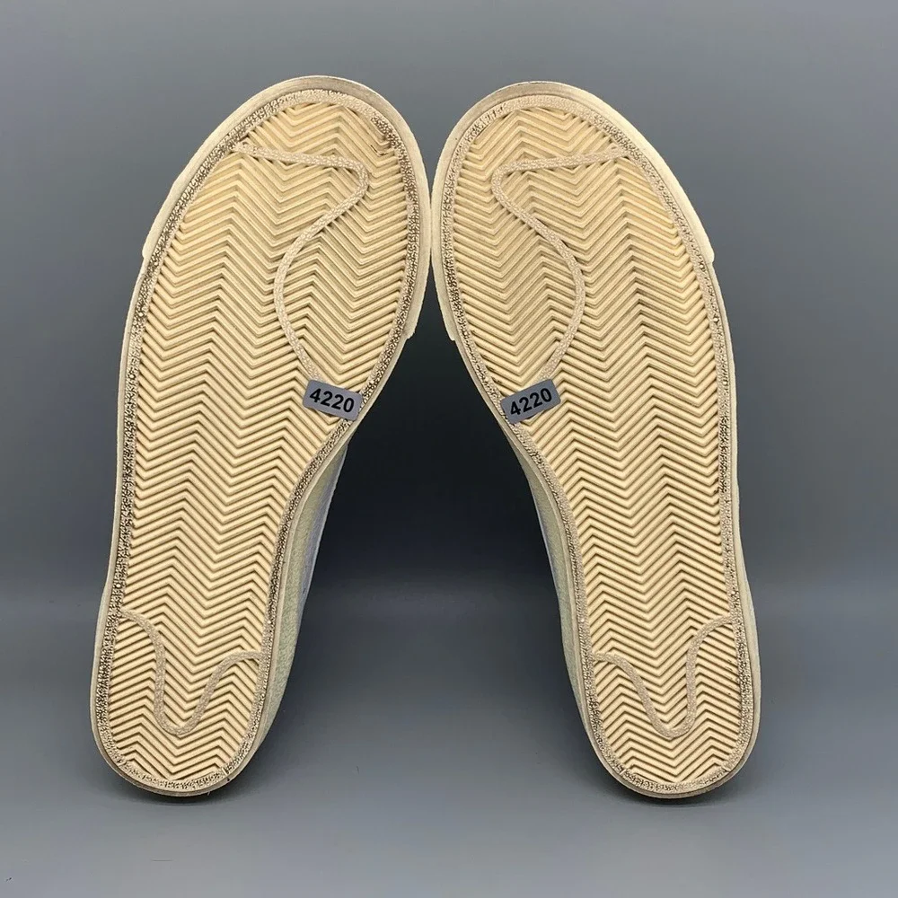 Nike Blazer Mid 77 Vintage Popcorn‎ White Skate Shoes CW6421-100 Men Sz 7